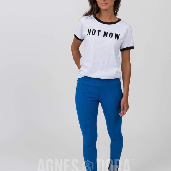 Agnes & Dora™ Vintage Graphic Tee Not Now Maybe La - Picture 2 of 3